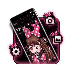 لطيف موضوع الوردي فتاة