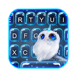 ثيم لوحة المفاتيح Night Unicorn Owl