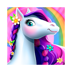 حصان الجمال سالون - جنية أميرة لعبة مزرعة