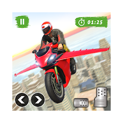 لعبة مستقبلية تحلق الدراجة