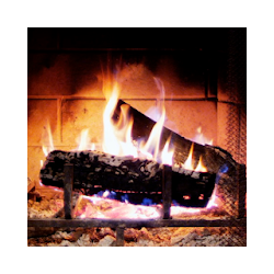 مدفأة ثلاثية الأبعاد خلفية متحركة