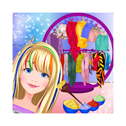 صالون الشعر - يتوهم ألعاب فتاة