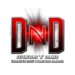 DnD - Character Sheet  Campaign Manager