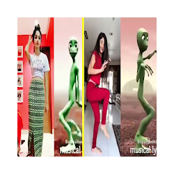 رقصة الكائن الفضائي الاخضر بدون نت