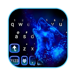 ثيم لوحة المفاتيح Wolf Night