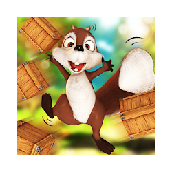 طوب السنجاب لعبة بين سحق عليه