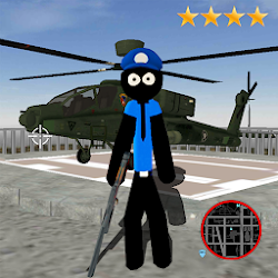Grand Police Stickman Rope Hero Vegas Gangstar