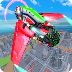 الدراجة الخفيفة تحلق حيلة سباق محاكي