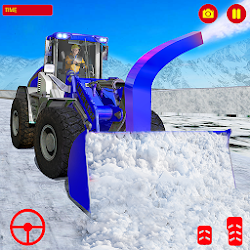 Grand Snow Excavator Simulator Road Construction