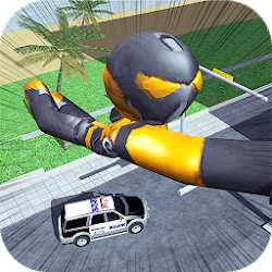 Stickman Rope Climbing Vegas Vice Hero Simulator