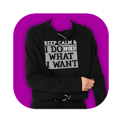 Women Trendy Sweatshirt Suit Photo Editor