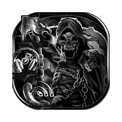 أسود الجمجمة موضوع Black Skull