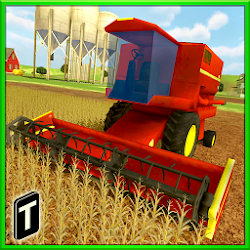 لعبة American Farmer  Best Farming  Harvesting Sim