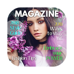 غلاف المجلة - محرر صور الموضة