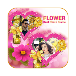 Flower Dual Photo Frames