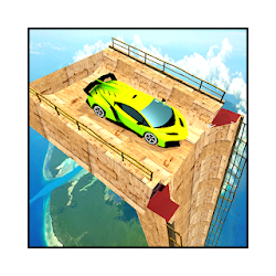 لعبة سيارة ضخمة منحدرة قيادة السيارة المستحيلة المثيرة