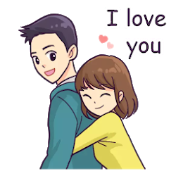 Love Story Stickers - WAStickerApps