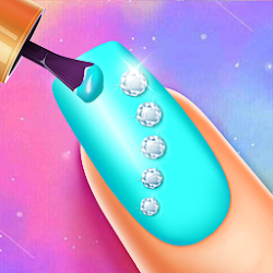 لعبة مسمار صالون صباغة الاظافر - موضه فتاة لعبه