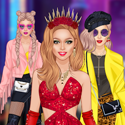 لعبة Glam Makeover - Dress Up  Make Up Sim Game
