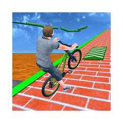 لعبة Bmx Cycle Rider Rooftop Freestyle Stunts Racing 3D