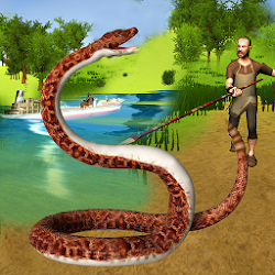 لعبة Hungry Anaconda الأفعى سيم 3D