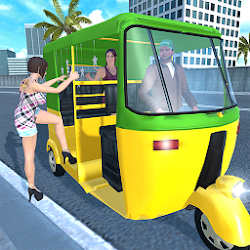 لعبة Modern Tuk Tuk Auto Rickshaw Driving Sim Games