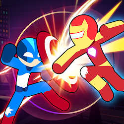 لعبة Stickman Heroes Fight - Super Stick Warriors