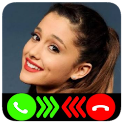 Pretty Ariana Grande Calling You Fake Video Call