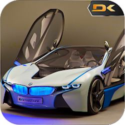 I8 Super Car Crazy City Drift Drive and Stunts