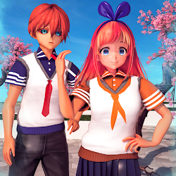 Virtual Anime Yandere Girls High School Life 3D 