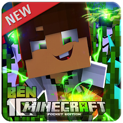 لعبة Ben10 Alien Mod For Minecraft PE Skin Addons