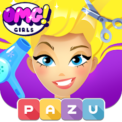 لعبة صالون الشعر العاب تصفيف الشعر للأطفال -OMG Girls