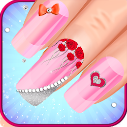 لعبة مسمار فن صالون مسمار تلميع لعبه - الفتيات ألعاب