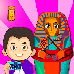 لعبة تظاهر برحلة My Museum Town متحف المومياء القديمة