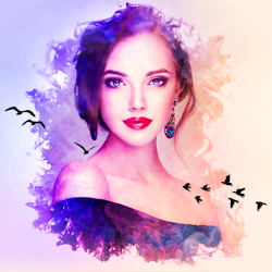 Neon Photo Editor Pro Drip Art Neon Line Art