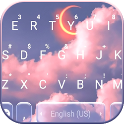 خلفية الكيبورد Aesthetic Clouds