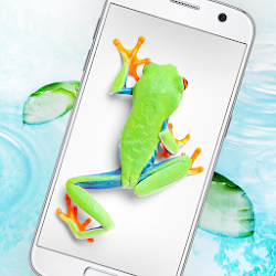 مزحة ضفدع يمشي على الشاشة - iFrog