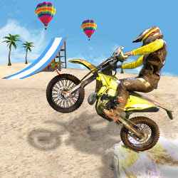لعبة Motocross Beach Bike  MotorBike jumping game 2021
