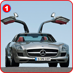 بنز SLS AMG الطرق الجبلية المتطرفة بالسيارة على ا