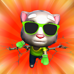 لعبة My Talking Tom Hero Dash Crazy Games 2021