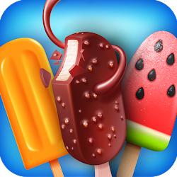 لعبة Ice Cream Popsicle Factory Snow Icy Cone Maker