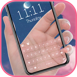 خلفية الكيبورد Transparent Sky