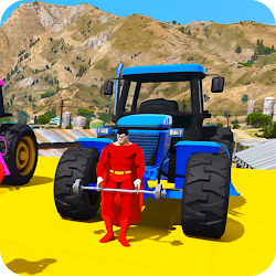 Farm Animal Tractor Driving Sim Farming Games