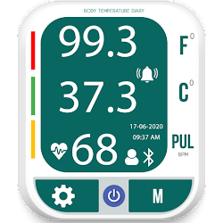 Body Temperature Diary - Average Records History