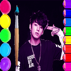 تطبيق BTS Coloring Book