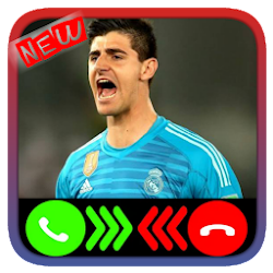 Courtois Fake Video Call and Wallpaper