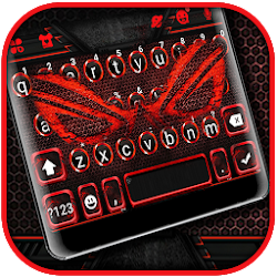 ثيم لوحة المفاتيح Gaming Red Tech