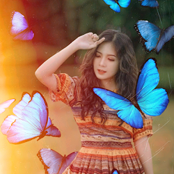 Deeper محرر الخلفية الضبابية