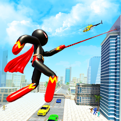 Stickman Spider Rope Hero Gangstar Crime