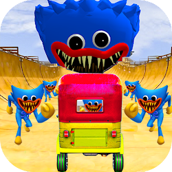 Poppy Huggy Wuggy Tuk Tuk time